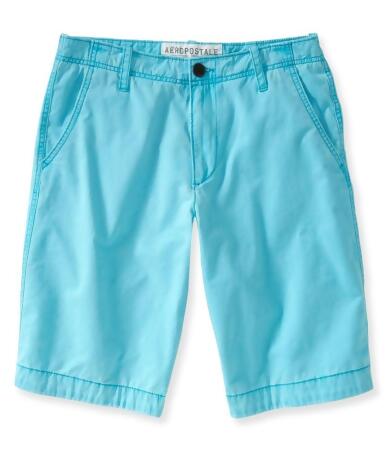 Aeropostale Mens Flat Front Casual Walking Shorts - 27