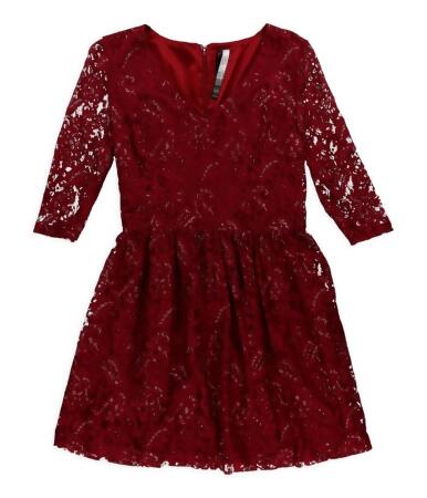 Kensie Womens Flare Lace A-Line Dress - XL