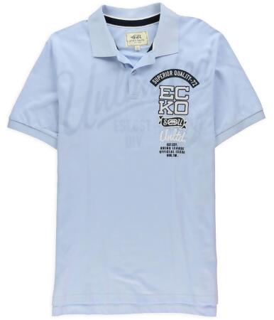 Ecko Unltd. Mens Unlimited Numeral Block Rugby Polo Shirt - XS