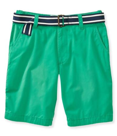 Aeropostale Mens Classic Flat Front Casual Walking Shorts - 27