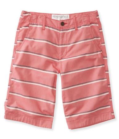 Aeropostale Mens Striped Longer Length Casual Bermuda Shorts - 28