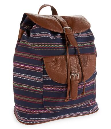 Aeropostale Womens Southwest Stripe Everyday Backpack - Small (17 in. - 22 in.)