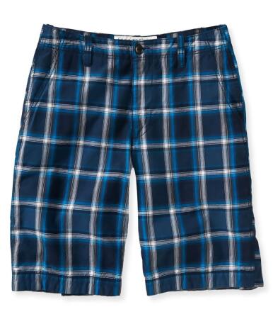 Aeropostale Mens Plaid Casual Walking Shorts - 27