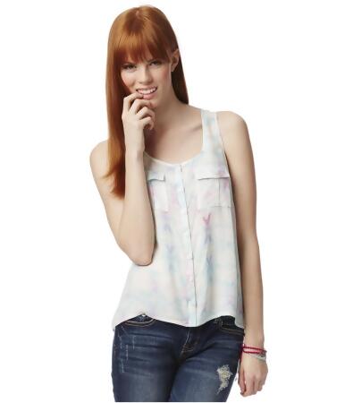 Aeropostale Womens Watercolor Tank Top - XS