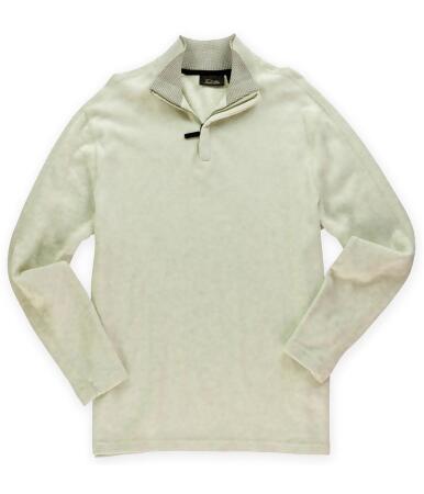 UPC 848257004477 product image for Tasso Elba Mens Quarter Zip Pullover Sweater - Large | upcitemdb.com