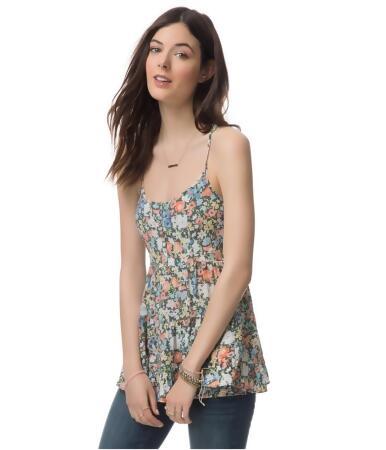 Aeropostale Womens Floral Tunic Blouse - XL