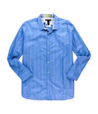 I-n-c Mens Striped Paisley Button Up Shirt - 2XL