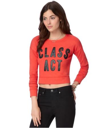 Aeropostale Womens Cropped Class Act Pullover Sweater - M