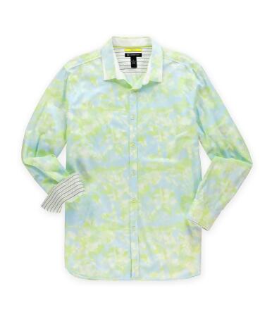 I-n-c Mens Tropical Resort Button Up Shirt - XL