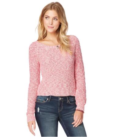 Aeropostale Womens Marled Knit Pullover Sweater - L