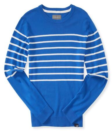 Aeropostale Mens Striped Knit Pullover Sweater - M