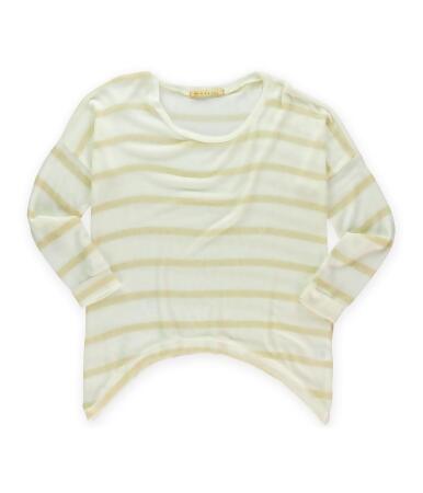 Big Star Womens Metallic Striped Pullover Sweater - L