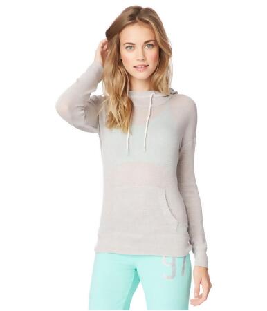 Aeropostale Womens Striped Knit Hoodie Sweatshirt - XL