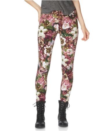 Aeropostale Womens High Waisted Floral Jeggings - 4