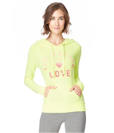 Aeropostale Womens Love Sequins Pullover Hoodie Sweatshirt - M