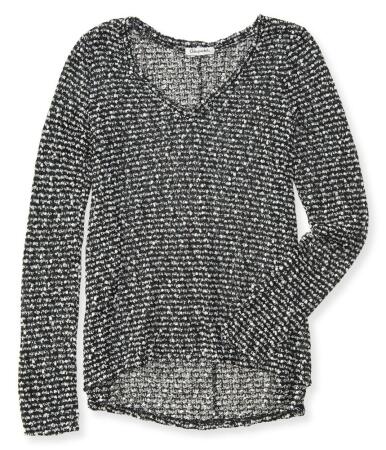 Aeropostale Womens Sheer Textured Pullover Sweater - XL