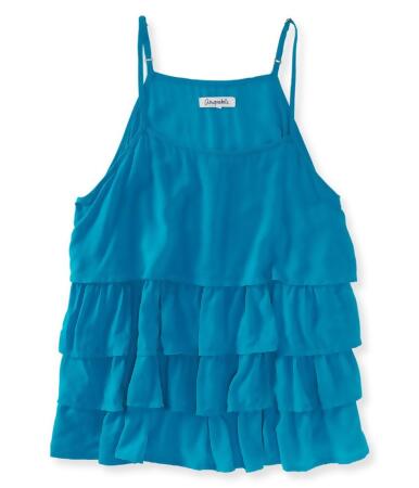 Aeropostale Womens Tiered Tank Top - XS