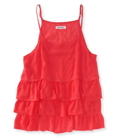 Aeropostale Womens Tiered Tank Top - XS