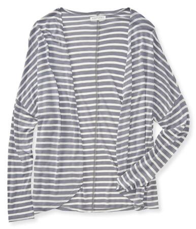 Aeropostale Womens Striped Jersey Shrug Sweater - M