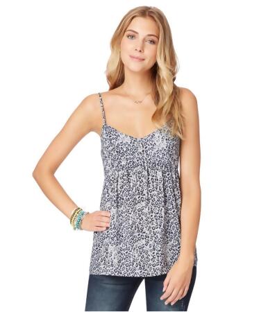 Aeropostale Womens Leopard Tunic Blouse - M