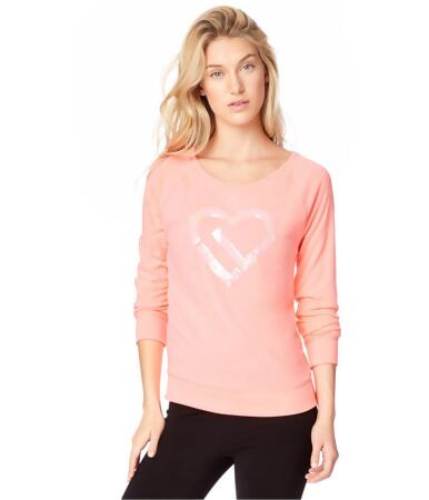 Aeropostale Womens Sequin Heart Sweatshirt - L