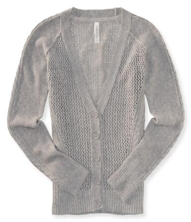 Aeropostale Womens Sheer Cardigan Sweater - S