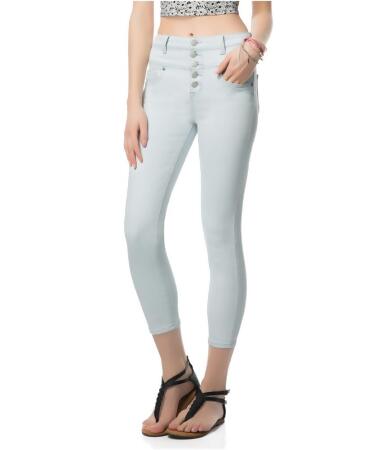 Aeropostale Womens Bree High-Rise Skinny Fit Jeans - 8