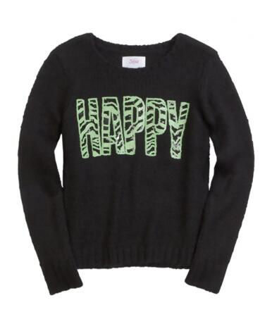 Justice Girls Happy Knit Sweater - 18 1/2