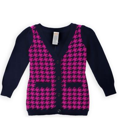 Gymboree Girls Houndstooth Cardigan Sweater - S (5-6)