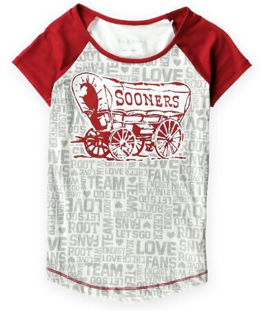 Justice Girls Sooners Spirit Graphic T-Shirt - 16