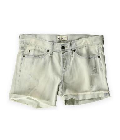 Roxy Womens Tomboy Bleach Casual Denim Shorts - 28