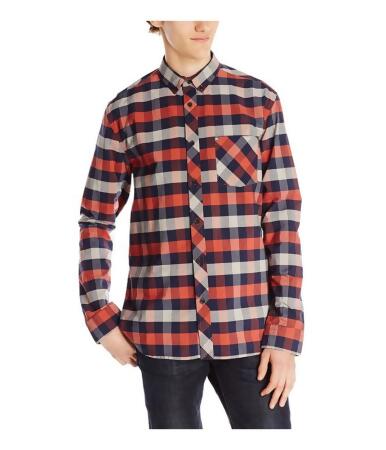 Quiksilver Mens Lotted Button Up Shirt - L