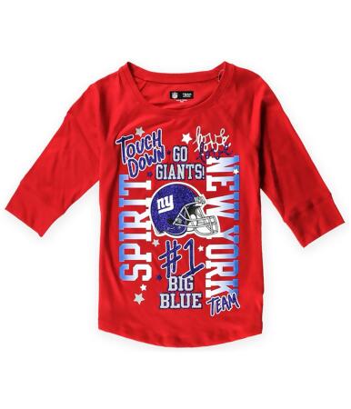 Justice Girls Ny Giants Spirit Graphic T-Shirt - 16/18