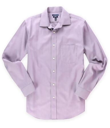 Croft Barrow Mens Classic Non-Iron Button Up Dress Shirt - 14 1/2