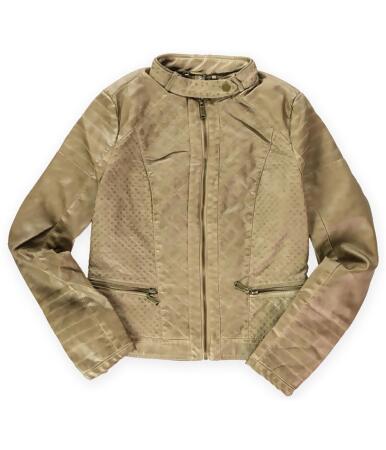 J2 Womens Quilted Dyed Bomber Jacket - XS