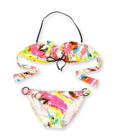 Local Motion Womens Splatter 2 Piece Bikini - XS
