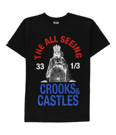 Crooks Castles Mens All Seeing Eye 2 Graphic T-Shirt - M