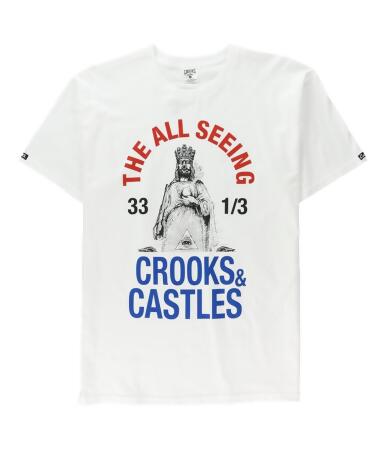 Crooks Castles Mens All Seeing Eye 2 Graphic T-Shirt - M