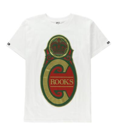 Crooks Castles Mens Crooks Royalty Graphic T-Shirt - S