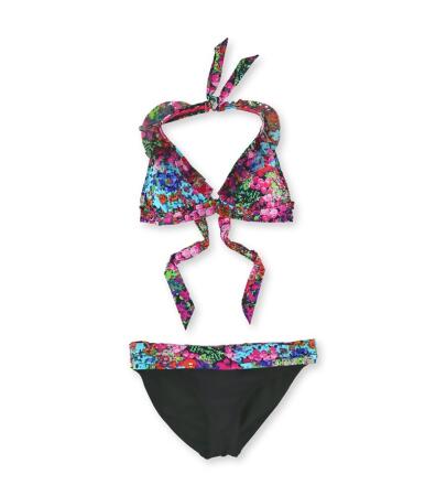 Kenneth Cole Womens Banded Sash 2 Piece Bikini - M