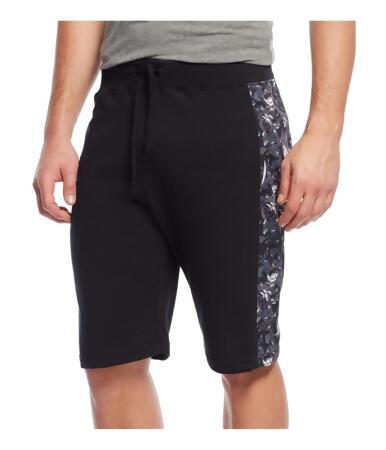 Univibe Mens Floral Mesh Panel Athletic Sweat Shorts - XL