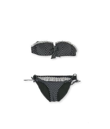 Kenneth Cole Womens Polka Dot Side Tie 2 Piece Bikini - M