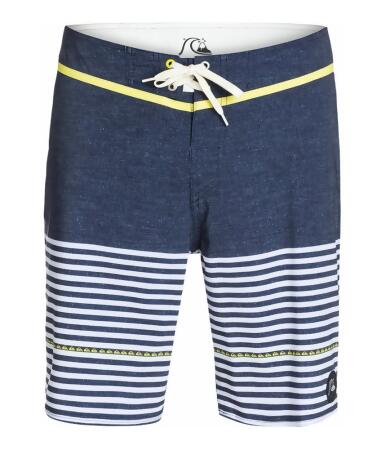 Quiksilver Mens East Side Stripe Swim Bottom Board Shorts - 40