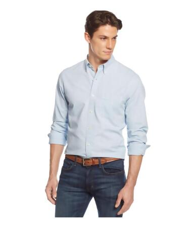 Club Room Mens Textured Pocket Button Up Shirt - XLT