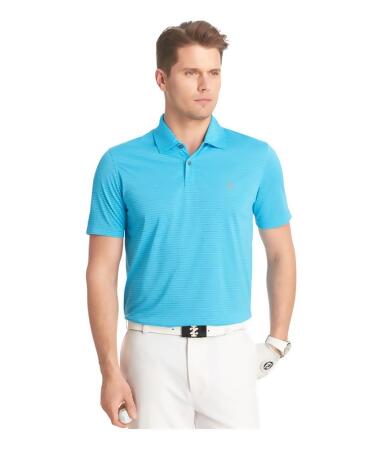 Izod Mens Island Time Heather Rugby Polo Shirt - XL