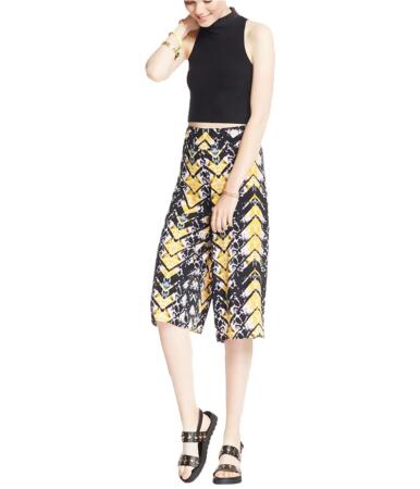 Material Girl Womens Chevron Gaucho Pants - M