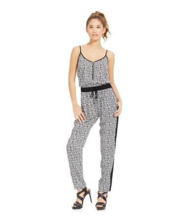 Material Girl Womens Tiki Time Jumpsuit - M