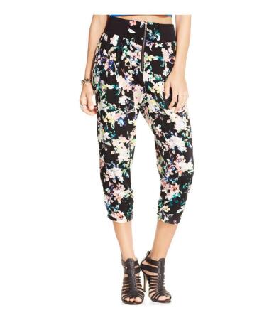 Material Girl Womens Printed Cropped Casual Trousers - XXS