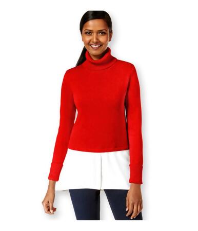 Style Co. Womens Layered-Look Turtleneck Pullover Sweater - S