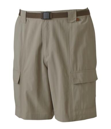 Pacific Trail Mens Belted Performance Casual Walking Shorts - S